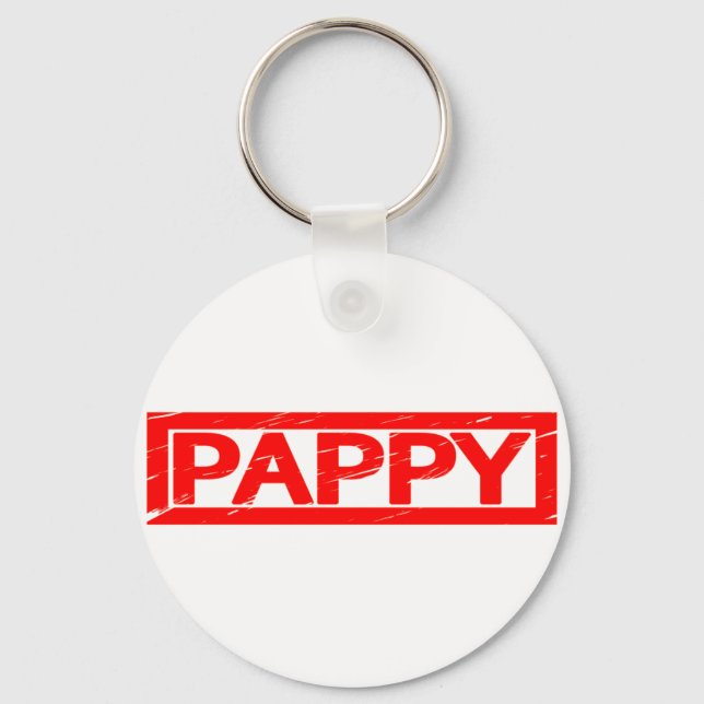 Pappy Stamp Keychain (Front)