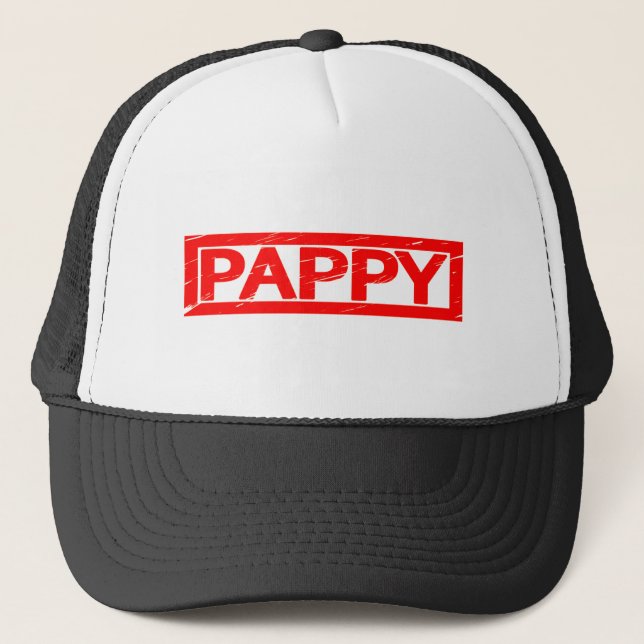 Pappy Stamp Trucker Hat (Front)