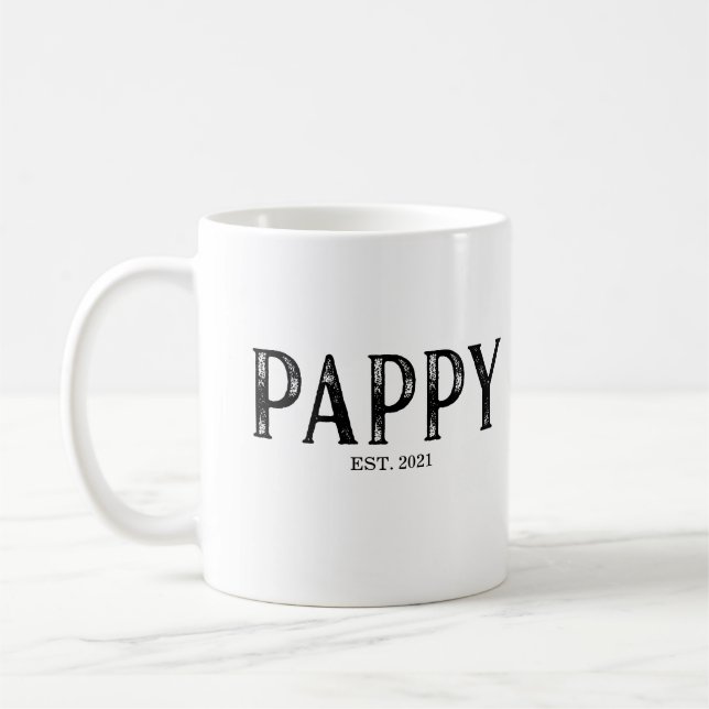 Pappy Year Established Coffee Mug (Left)