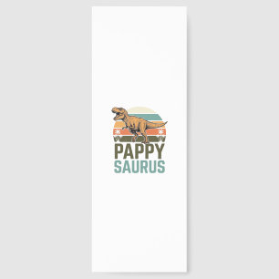 Pappysaurus Funny Dinosaur Vintage Sunset Shirt_1 Bookmarks
