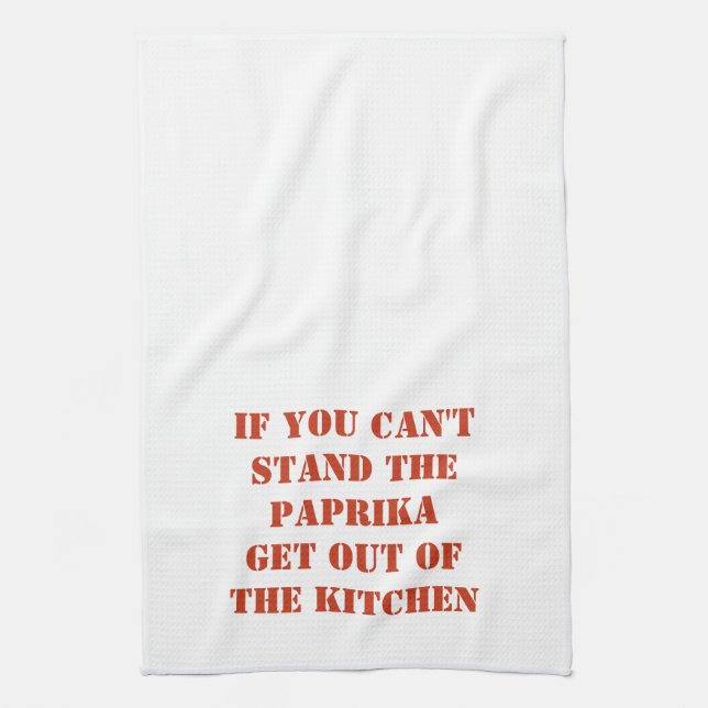PAPRIKA KITCHEN TOWEL - ORANGE (Vertical)