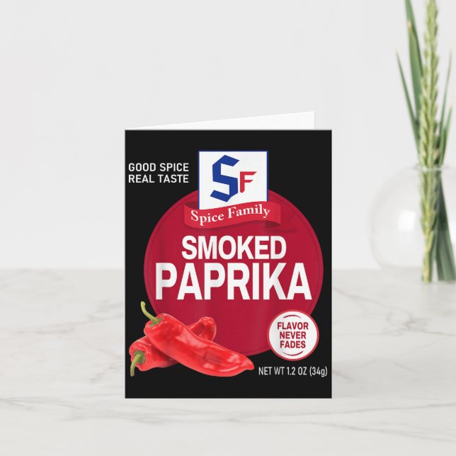 Paprika Sce Group Family Matching Halloween Outfit Card (Front)