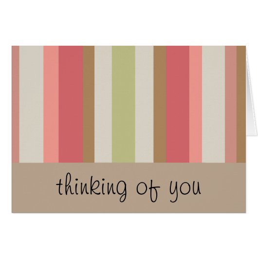 Paprika Stripes Pattern Cards (Front Horizontal)