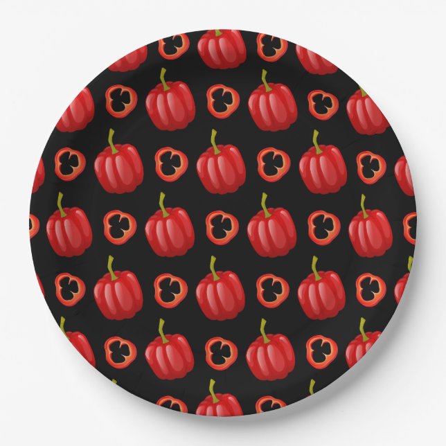 Paprikos  paper plates (Front)