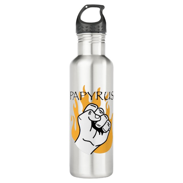 papryus stainless steel water bottle (Front)