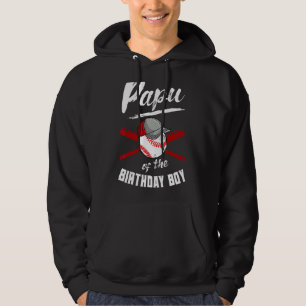 Papu Of The Birthday Boy Baseball Bday Party Celeb Hoodie