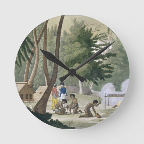 Papu tribe on the Isle of Rawak plate 20 from Le Round Clock