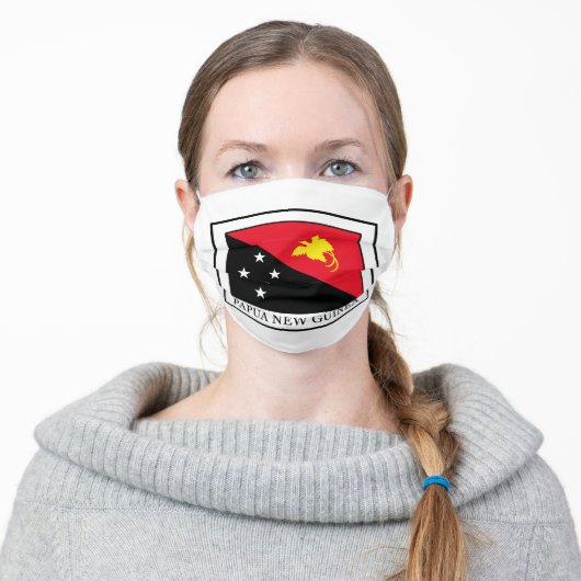 Papua New Guinea Adult Cloth Face Mask (Worn)