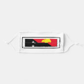 Papua New Guinea Adult Cloth Face Mask (Front, Folded)