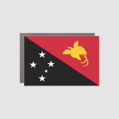 Papua New Guinea Car Magnet