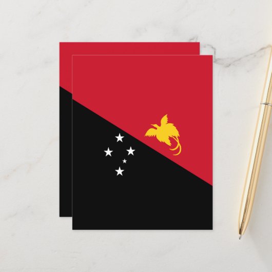 Papua New Guinea flag (Front/Back In Situ)