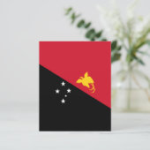 Papua New Guinea flag (Standing Front)