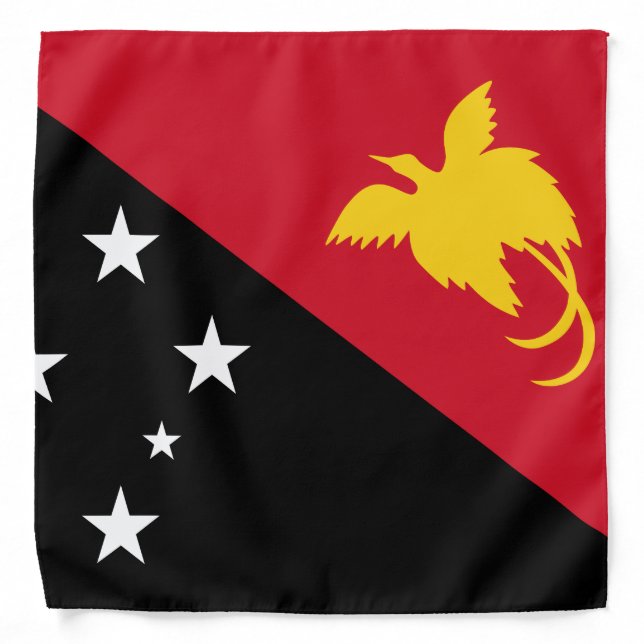 Papua New Guinea Flag Bandana (Front)