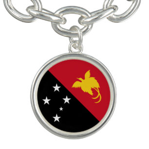 Papua New Guinea Flag Bracelet
