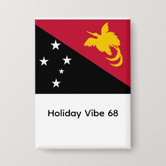 Papua New Guinea flag Button