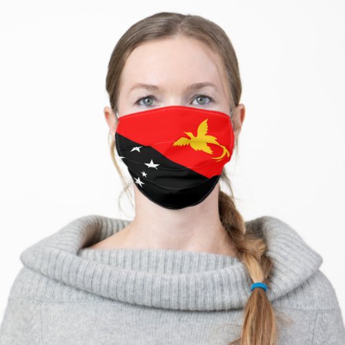 Papua New Guinea flag country flag symbol nation e Adult Cloth Face Mask