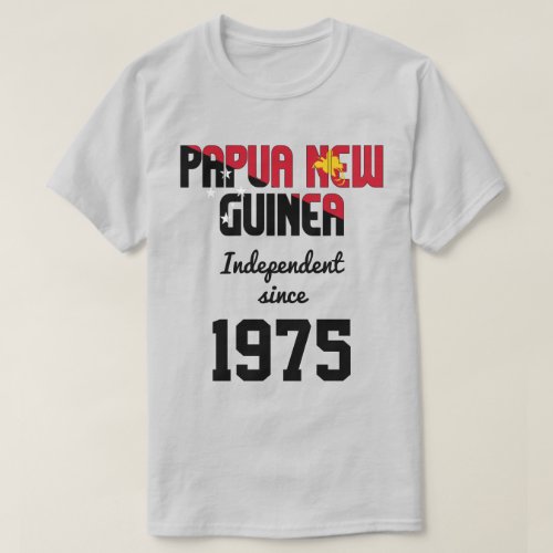 Papua New Guinea Flag Independence Celebration T_Shirt