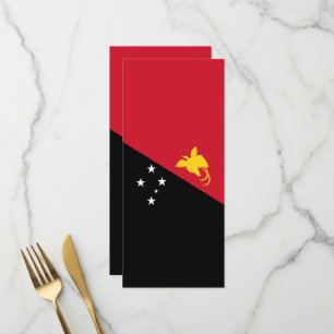 Papua New Guinea flag Menu