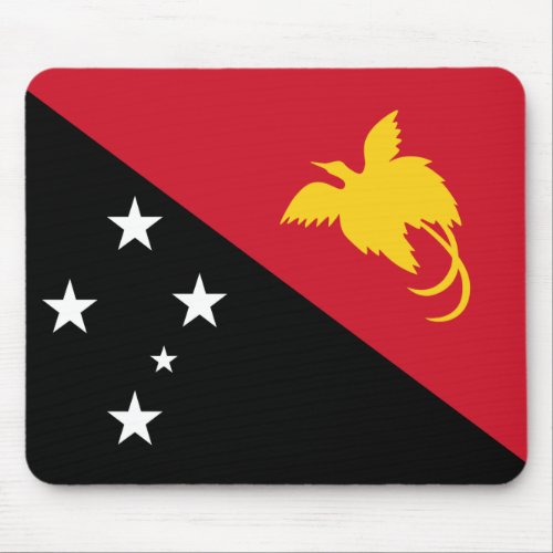 Papua New Guinea Flag Mouse Pad