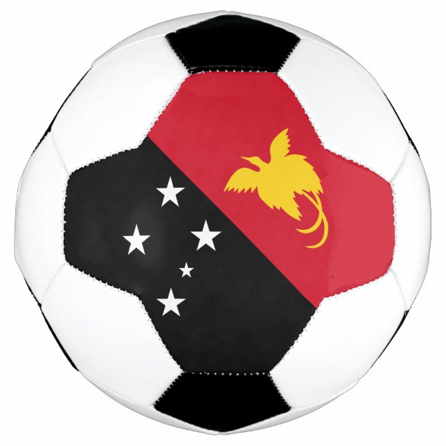 Papua New Guinea Flag Soccer Ball (Front)
