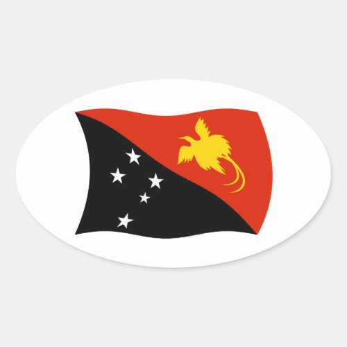 Papua New Guinea Flag Sticker