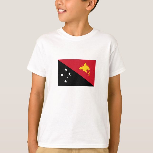 Papua New Guinea Flag T-Shirt (Front)