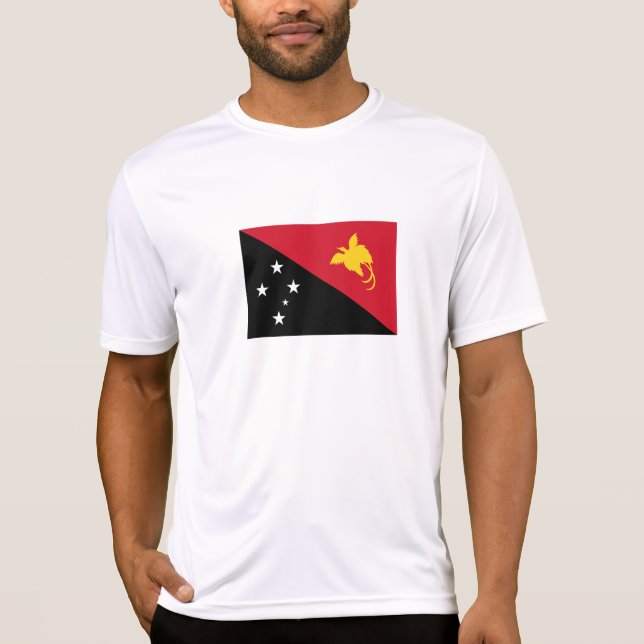 Papua New Guinea Flag T-Shirt (Front)