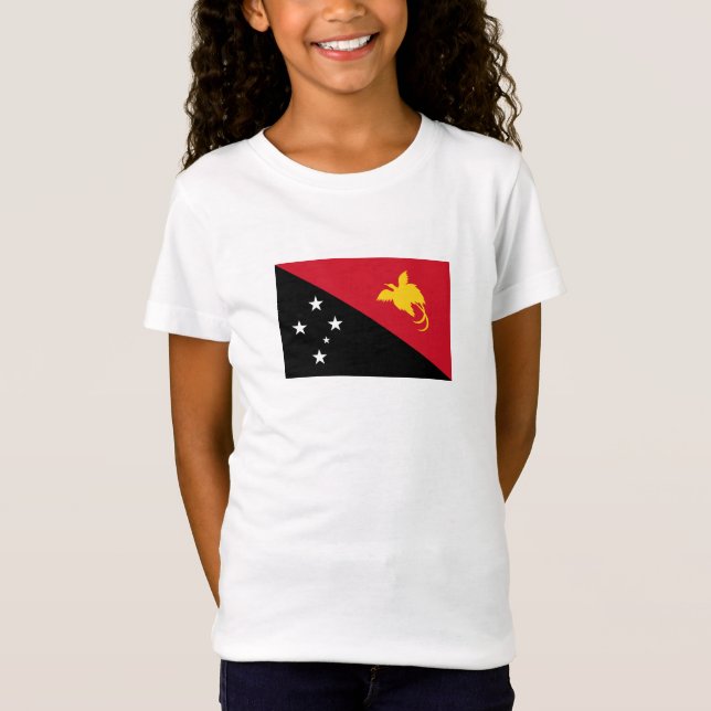 Papua New Guinea Flag T-Shirt (Front)