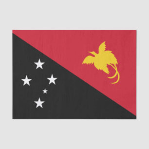 Papua New Guinea Flag Tissue Paper