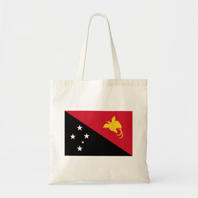 Papua New Guinea Flag Tote Bag (Front)
