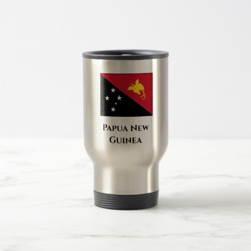 Papua New Guinea Flag Travel Mug