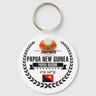 Papua New Guinea Keychain