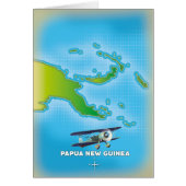 papua new guinea map. (Front)