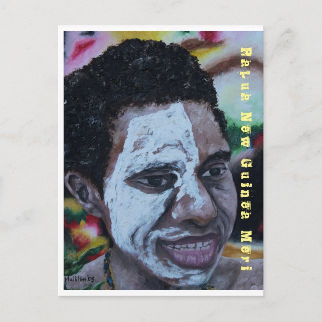 Papua New Guinea Meri Postcard (Front)