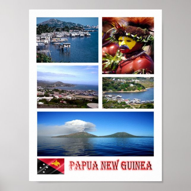Papua New Guinea - Mosaic - Poster (Front)