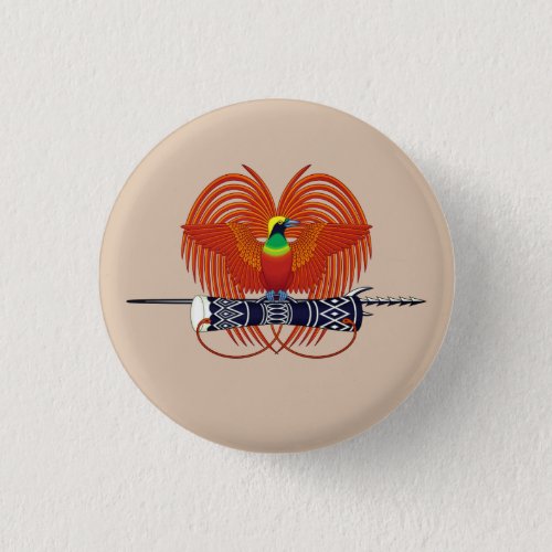 Papua New Guinea National Emblem Button