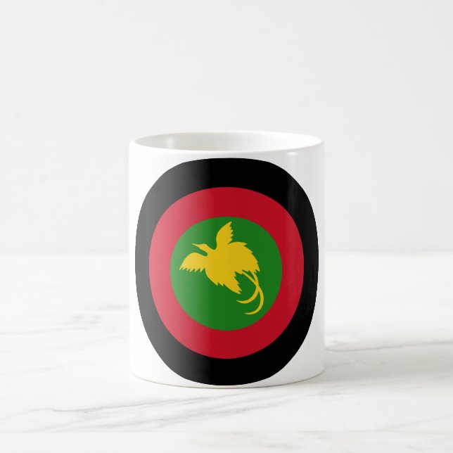 Papua New Guinea Roundel Coffee Mug (Center)