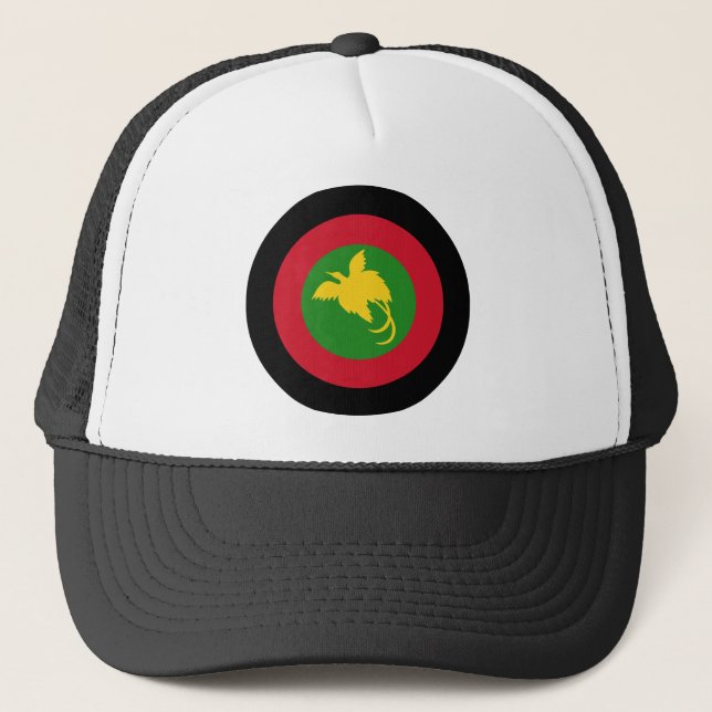 Papua New Guinea Roundel Trucker Hat (Front)