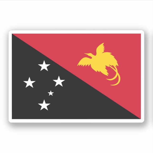 Papua New Guinea Sticker (Front)