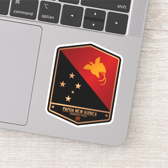 Papua New Guinea Sticker (Detail)