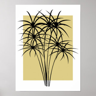 Papyrus Stems and Leaves  Poster