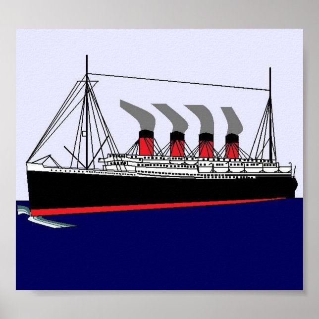 Paquebot France 1912 Poster (Front)