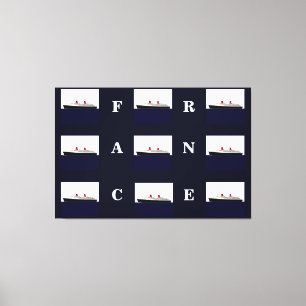 Paquebot France Canvas Print