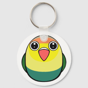 Par-blue Fischer lovebird Keychain