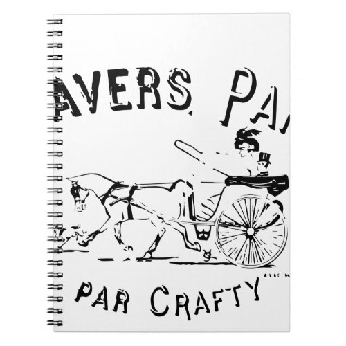 Par Crafty Paris Horse and Buggy Notebook