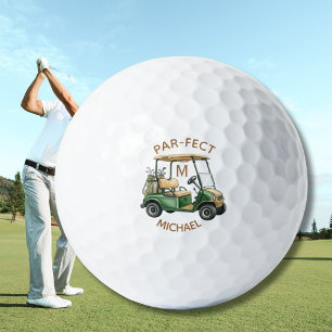 Par-fect Custom Monogram Name Golf Balls