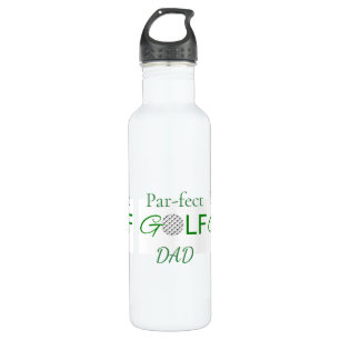 Par‑fect Golf Dad Funny Golf Father’s Day Gift  Stainless Steel Water Bottle