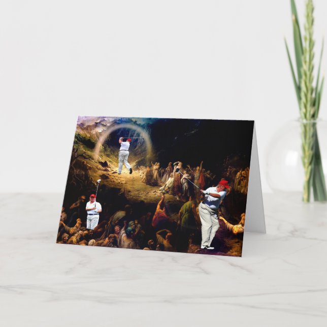 Par for the Course New Year's Greeting Card (Front)