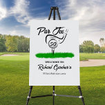 Par Off for an UnForeGettable 50th Birthday Party Foam Board<br><div class="desc">Celebrate in style with this modern golf-themed Welcome sign! The sleek design, featuring a golf ball on a tee and "Par Tee" on the front, is perfect for organizing a 50th birthday event for a golf enthusiast. The birthday person's name is highlighted in a beautiful script font, adding elegance to...</div>