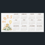 Par-Tea Yellow Floral 2025 Calendar<br><div class="desc">Par-tea themed yellow floral calendar</div>